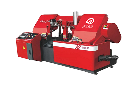 普定卧式带锯床切削金属时出现打齿的原因是什么？